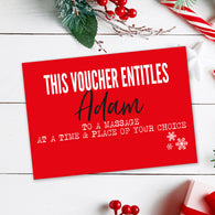 Personalised Voucher Silly